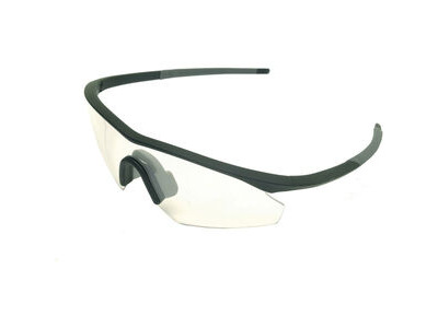 MADISON Shields glasses - matt black frame / clear lens