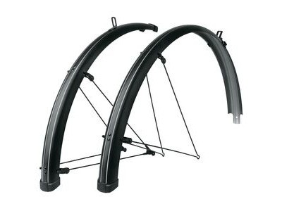 SKS Sks Bluemels Stripes 28" Mudguard: Black/Grey